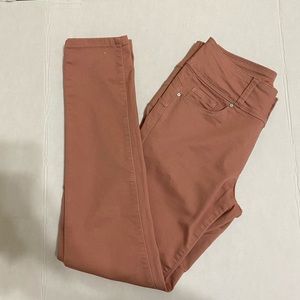 Wax jeans peach/ salmon color